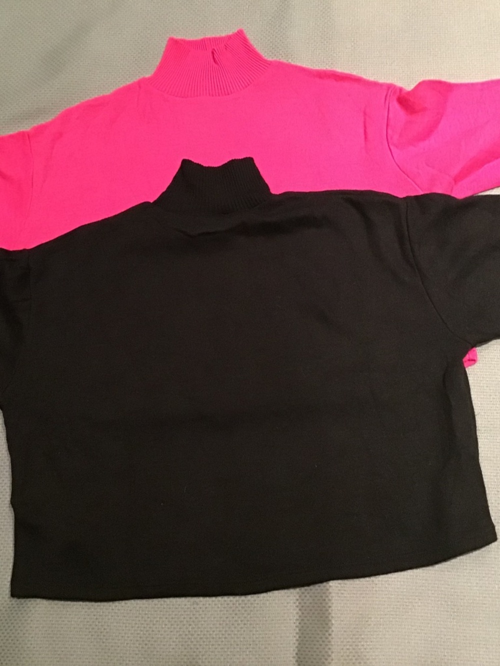 2 Zara mock turtle neck sweaters